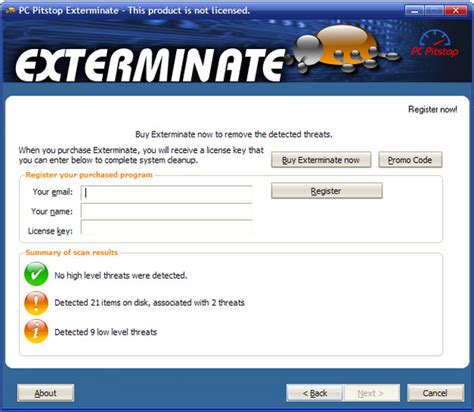 PC Pitstop Exterminate review, free download