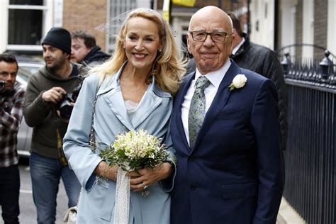 Jerry Hall's Wedding Dress at Rupert Murdoch Wedding | POPSUGAR Fashion Photo 13