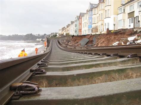 Five years on - the incredible images of Dawlish storm devastation ...