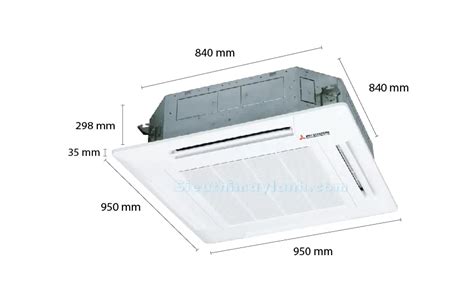 Mitsubishi Heavy Ceiling Cassette FDT125CR-S5 (5.0Hp) 3 Phase