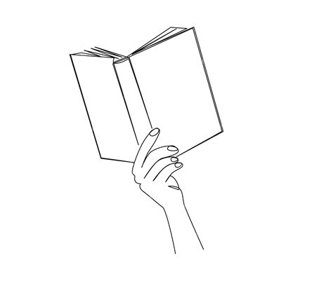 Premium Vector | A hand holding a book with the title'the book'on it