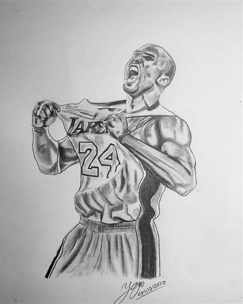 Kobe Bryant Lakers #24 | Spiderman drawing, Cartoon art, Cartoon art styles