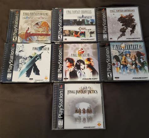 My PS1 Final Fantasy collection is restored! : r/FinalFantasy