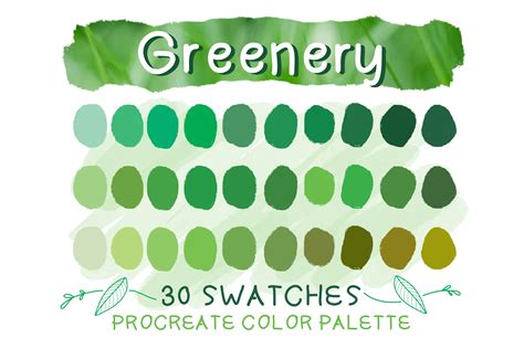 Buy EMERALD PROCREATE Color Palette Hex Codes Green Blue For Online In India ...