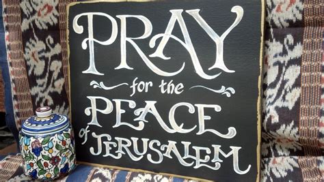 Pray for the Peace of Jerusalem Scripture Art - Etsy