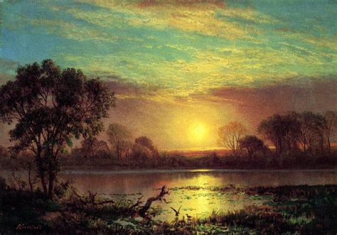 Oil paintings art gallery: Paintings By Albert Bierstadt, (1830 - 1902) , German American Painter