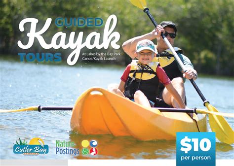 Guided Kayak Tour with Nature Postings | Town of Cutler Bay Florida