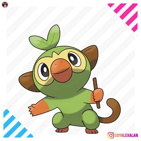 GROOKEY GRASS STARTER POKEMON SWORD SHIELD by Alexalan on DeviantArt