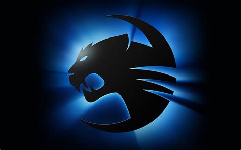 Dark Glow, fantasy, 3d, logo, cg, cat, abstract, HD wallpaper | Peakpx