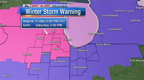 Chicago Weather: Winter Storm Warning in effect through Saturday ...