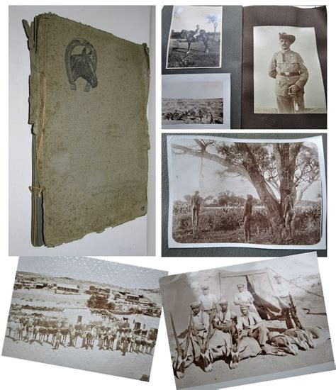 SOUTH AFRICA MILITARY HISTORY ORIGINAL PHOTOGRAPH ALBUM 1911 Zur Erinnerung an meine Dienstzeit ...