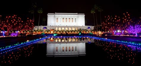 Mesa Mormon Temple Christmas Lights and Concerts 2018