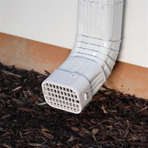 Amerimax Home Products 3'' x 4'' White Plastic Rodent Guard for Gutter ...