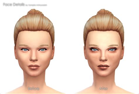 Mod The Sims - Face Details -face overlay-