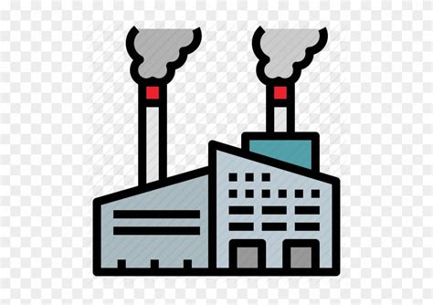 Factories Pollution Clipart