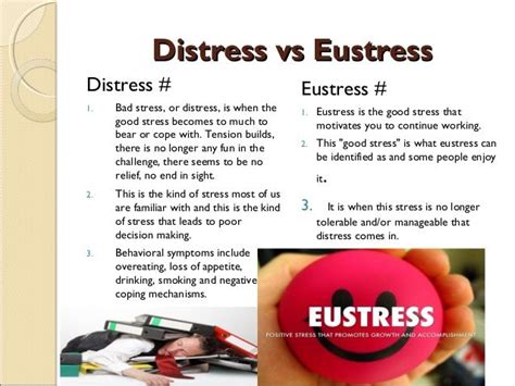 Eustress Vs Distress