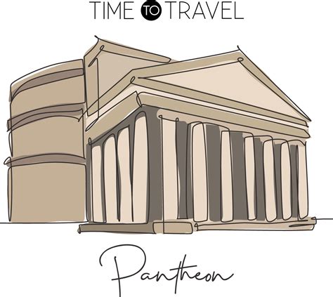 Pantheon Rome Drawing