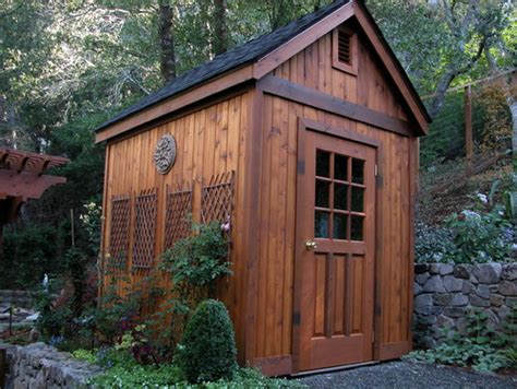 What color stain was used on this shed?