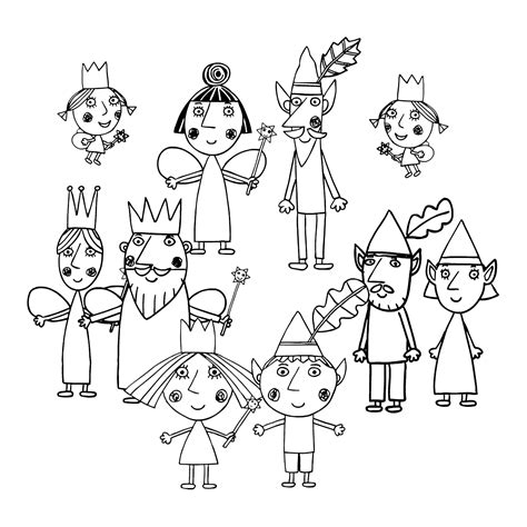 Ben & Holly's Little Kingdom - All the characters from Ben and Holly Little Kingdom