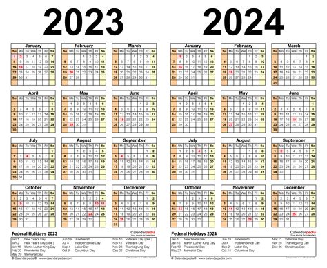 Blank 2023 And 2024 School Calendar 2024 - FreeBlankCalendar.com