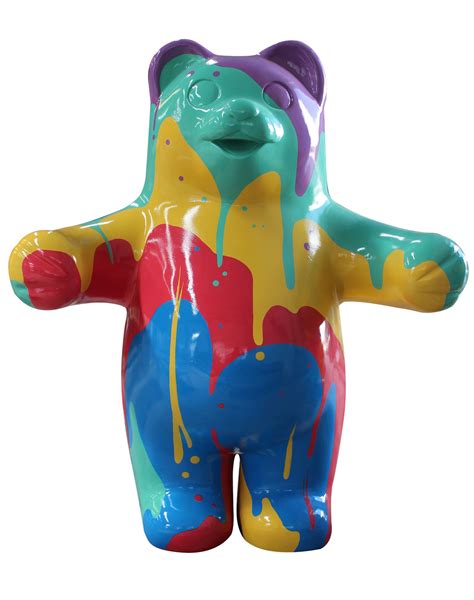 Large Drip Gummy Bear Over Sized Statue | Gummy bears, Bear prop, Bear ...