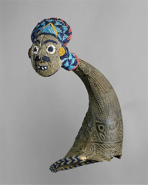 Ceremonial Drinking Horn | Bamum kingdom | The Metropolitan Museum of Art