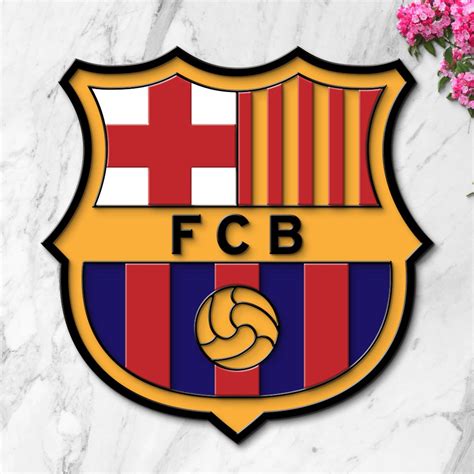 FC BARCELONA 3D Crest - Etsy