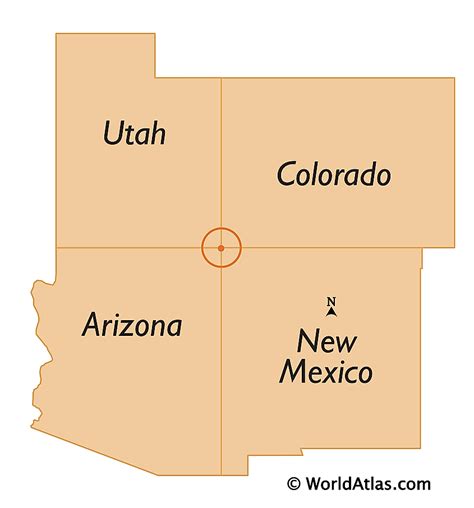 Four Corners, United States - WorldAtlas