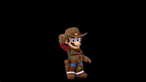 Super Mario Odyssey: Cowboy Mario [Super Smash Bros. Brawl] [Mods]