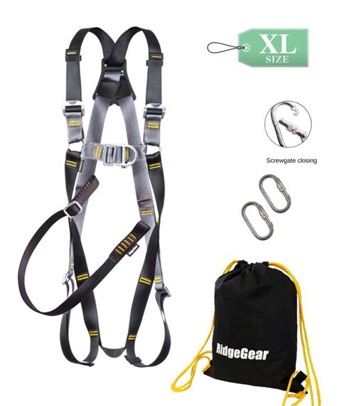 Extra Large Fall Protection Harness with Lanyard Restraint Kit - Warren ...