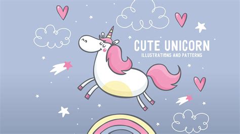 Cute Rainbow Unicorn Desktop Wallpapers on WallpaperDog