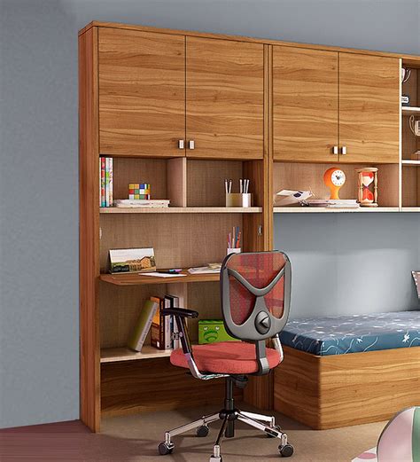 Buy Kosmo Oscar Study Table with Wall Storage by Spacewood Online - Kids Study Tables - Kids ...