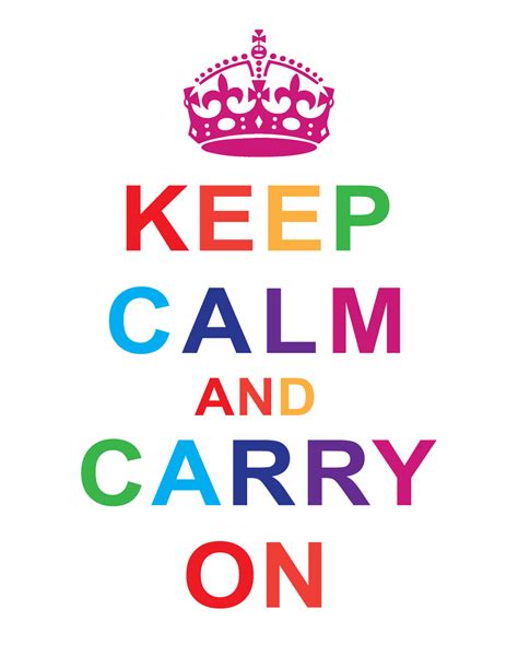 Keep calm and carry on | Original Keep Calm and Carry On poster published in 1939. | Ruhe, Ruhig ...