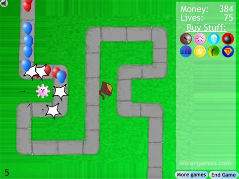 Bloons Tower Defense 2 - Graj Online na SilverGames 🕹️