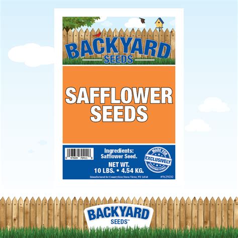 Safflower Bird Seed, Bulk Bird Food - CountryMax