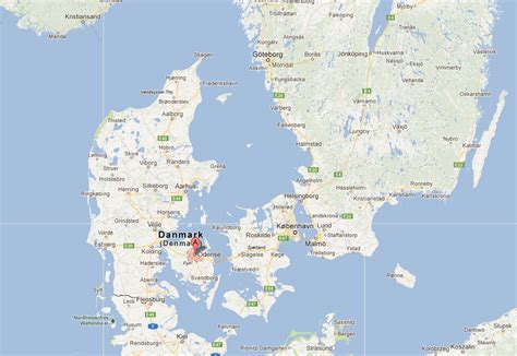 Odense Map - Denmark