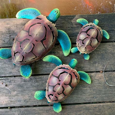 Sea Turtle Metal Art - Ocean Wall decor - Turtles Tortuga | MexDecor