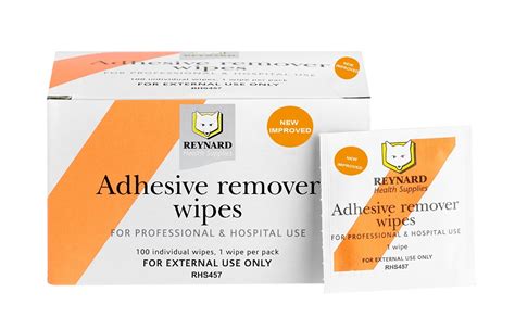 Adhesive Remover Wipes | Reynard Health Supplies