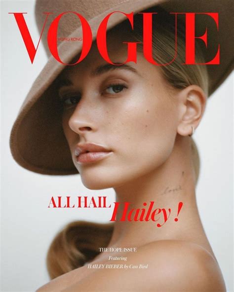 Hailey Bieber | Vogue Hong Kong December 2019 | IMG Models