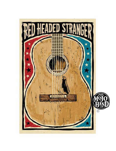 Willie Nelson Trigger Guitar tribute Poster - MojoHand - Everything Blues™