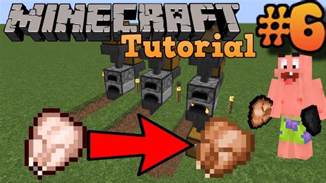 Minecraft Tutorial #6: Automatic Food Cooker - YouTube