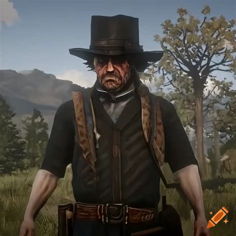 Red dead redemption 2 character, colm o'driscoll on Craiyon