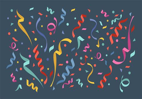 Confetti Elements Vector Illustration 175008 Vector Art at Vecteezy