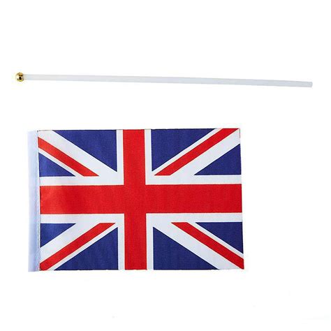 2023 Union Jack Stick Flag For King Charles Iii Coronation, Hand Held Small British Flags With ...