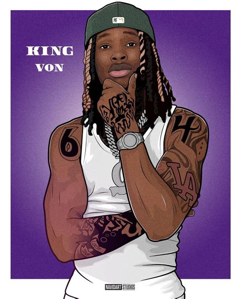 Digital Artist |🎨’s Instagram profile post: “Long live King Von 🕊 @kingvonfrmdao 🏃🏾‍♂️🏃🏾‍♂️ # ...