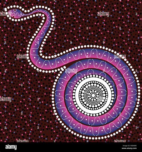 Aboriginal art snake hi-res stock photography and images - Alamy