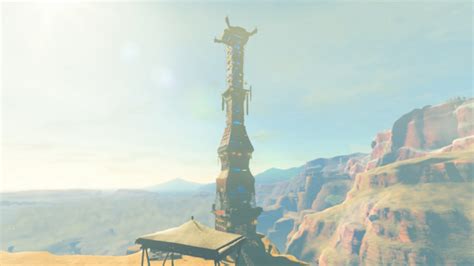 Gerudo Canyon Skyview Tower - Zelda Wiki