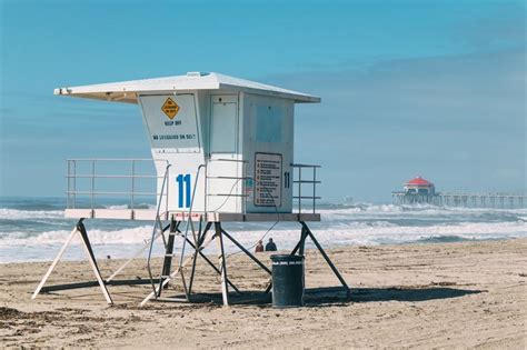 Free Photo: Lifeguard Tower on the Beach