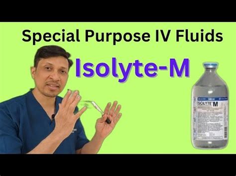 Isolyte M / Isolyte m 500ml use in hindi /Isolyte M kya kya hota hai? - YouTube