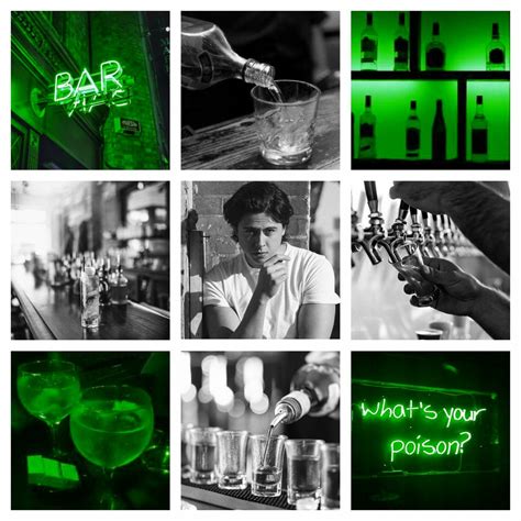 Iconic & Beyond Reproach — AU Aesthetic: Bartender!Sweet Pea (x)